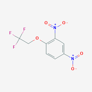 molecular formula C8H5F3N2O5 B3030899 2,4-Dinitro-1-(2,2,2-trifluoroethoxy)benzene CAS No. 10242-21-4