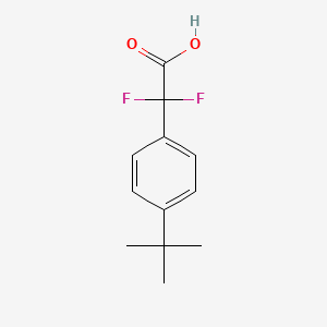 molecular formula C12H14F2O2 B3030901 (4-叔丁基苯基)二氟乙酸 CAS No. 1027514-14-2