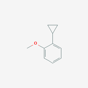 molecular formula C10H12O B3030902 1-环丙基-2-甲氧基苯 CAS No. 10292-66-7