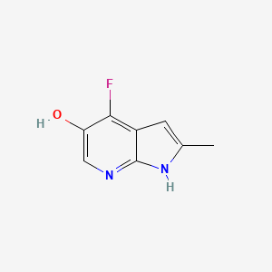 4-fluoro-2-methyl-1H-pyrrolo[2,3-b]pyridin-5-ol