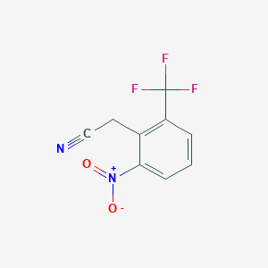 2-[2-Nitro-6-(trifluoromethyl)phenyl]acetonitrile