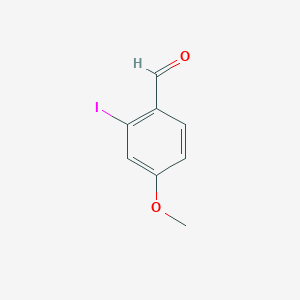 molecular formula C8H7IO2 B3030916 2-Iodo-4-methoxybenzaldehyde CAS No. 105469-13-4