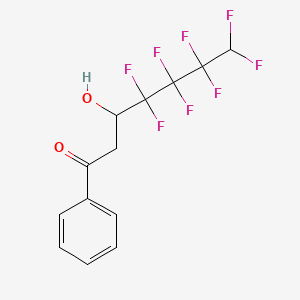 4,4,5,5,6,6,7,7-Octafluoro-3-hydroxy-1-phenylheptan-1-one