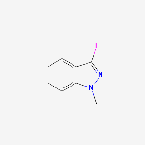 molecular formula C9H9IN2 B3030920 3-Iodo-1,4-dimethyl-1H-indazole CAS No. 1060817-19-7