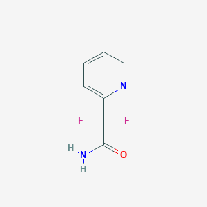 molecular formula C7H6F2N2O B3030922 2,2-Difluoro-2-pyridin-2-ylacetamide CAS No. 1064652-41-0