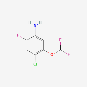 4-Chloro-5-(difluoromethoxy)-2-fluoroaniline