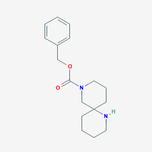 molecular formula C17H24N2O2 B3030928 8-Cbz-1,8-二氮杂螺[5.5]十一烷 CAS No. 1086394-89-9