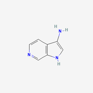 molecular formula C7H7N3 B3030933 1H-吡咯并[2,3-c]吡啶-3-胺 CAS No. 1092960-99-0