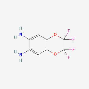 molecular formula C8H6F4N2O2 B3030936 6,7-Diamino-2,2,3,3-tetrafluoro-1,4-benzodioxane CAS No. 110968-70-2