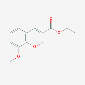 molecular formula C13H14O4 B3030941 ethyl 8-methoxy-2H-chromene-3-carboxylate CAS No. 112904-72-0