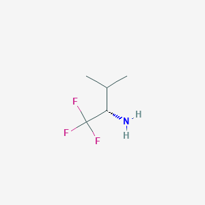 molecular formula C5H10F3N B3030944 (2S)-1,1,1-三氟-3-甲基丁烷-2-胺 CAS No. 1131737-01-3