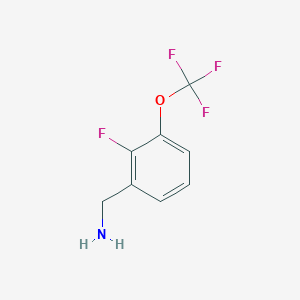 molecular formula C8H7F4NO B3030953 2-Fluoro-3-(trifluoromethoxy)benzylamine CAS No. 1159512-65-8