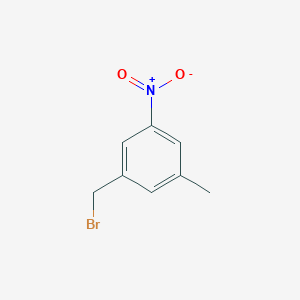 molecular formula C8H8BrNO2 B3030957 Benzene, 1-(bromomethyl)-3-methyl-5-nitro- CAS No. 116069-92-2