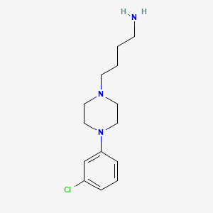 molecular formula C14H22ClN3 B3030958 4-[4-(3-Chlorophenyl)piperazin-1-yl]butan-1-amine CAS No. 116331-14-7