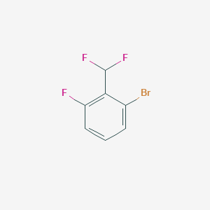 molecular formula C7H4BrF3 B3030960 1-Bromo-2-(difluoromethyl)-3-fluorobenzene CAS No. 1166820-46-7