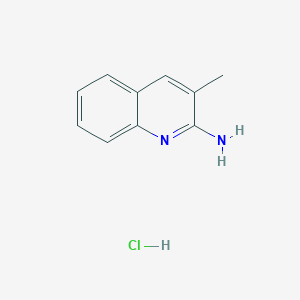 molecular formula C10H11ClN2 B3030967 3-Methylquinolin-2-amine hydrochloride CAS No. 1172338-91-8