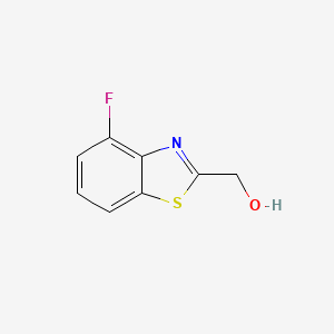 molecular formula C8H6FNOS B3030979 (4-Fluorobenzo[d]thiazol-2-yl)methanol CAS No. 1188025-81-1