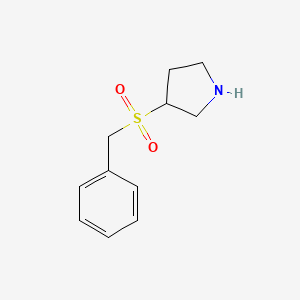 molecular formula C11H15NO2S B3030993 3-(Benzylsulfonyl)pyrrolidine CAS No. 1206970-16-2