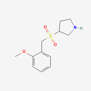 molecular formula C12H17NO3S B3030996 3-(2-Methoxybenzylsulfonyl)pyrrolidine CAS No. 1206970-68-4