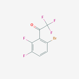molecular formula C8H2BrF5O B3030999 6'-Bromo-2,2,2,2',3'-pentafluoroacetophenone CAS No. 1208076-48-5