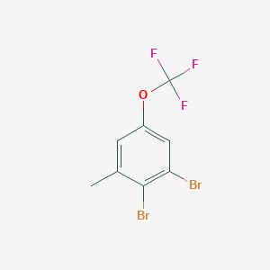 1,2-Dibromo-3-methyl-5-(trifluoromethoxy)benzene