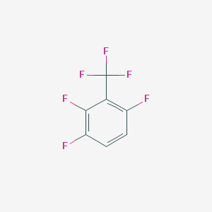 molecular formula C7H2F6 B3031005 1,2,4-Trifluoro-3-(trifluoromethyl)benzene CAS No. 122030-02-8