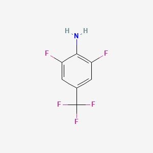 molecular formula C7H4F5N B3031012 2,6-二氟-4-(三氟甲基)苯胺 CAS No. 123950-45-8