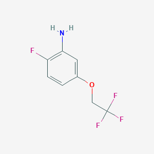 2-Fluoro-5-(2,2,2-trifluoroethoxy)aniline