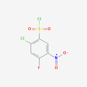 2-Chloro-4-fluoro-5-nitrobenzenesulfonyl chloride