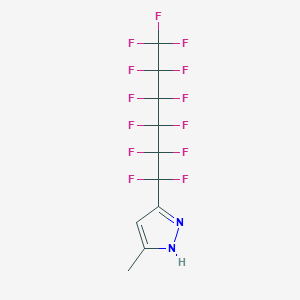 3-(Perfluoro-1-hexyl)-5-(methyl)pyrazole