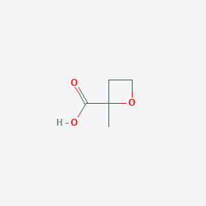 molecular formula C5H8O3 B3031037 2-Methyloxetane-2-carboxylic acid CAS No. 1305207-92-4