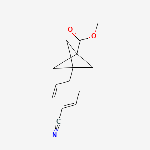 Methyl 3-(4-cyanophenyl)bicyclo[1.1.1]pentane-1-carboxylate
