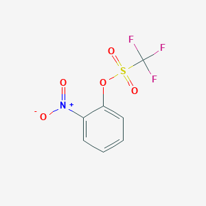molecular formula C7H4F3NO5S B3031048 2-Nitrophenyl trifluoromethanesulfonate CAS No. 132993-22-7