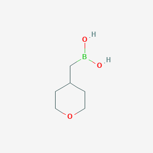 molecular formula C6H13BO3 B3031058 (Oxan-4-ylmethyl)boronic acid CAS No. 1350513-18-6