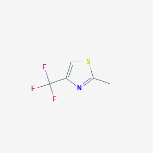 molecular formula C5H4F3NS B3031063 2-Methyl-4-(trifluoromethyl)-1,3-thiazole CAS No. 137929-13-6