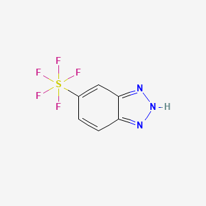 molecular formula C6H4F5N3S B3031064 5-(Pentafluorosulfanyl)-1H-benzotriazole CAS No. 1379803-64-1