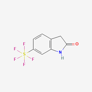 6-(Pentafluorosulfanyl)-1,3-dihydro-indol-2-one