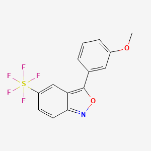 3-(3-Methoxyphenyl)-5-(pentafluorosulfanyl)benzo[c]isoxazole