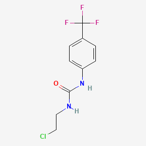 molecular formula C10H10ClF3N2O B3031077 1-(2-Chloroethyl)-3-[4-(trifluoromethyl)phenyl]urea CAS No. 13908-39-9