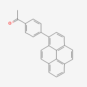 molecular formula C24H16O B3031078 Ethanone, 1-[4-(1-pyrenyl)phenyl]- CAS No. 139111-43-6