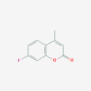 molecular formula C10H7FO2 B3031081 2H-1-Benzopyran-2-one, 7-fluoro-4-methyl- CAS No. 139356-89-1