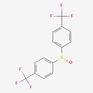 molecular formula C14H8F6OS B3031091 Bis[4-(trifluoromethyl)phenyl] sulfoxide CAS No. 143028-36-8