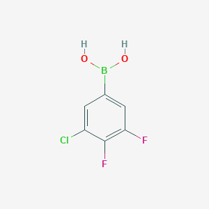molecular formula C6H4BClF2O2 B3031151 3-氯-4,5-二氟苯硼酸 CAS No. 1643467-84-8