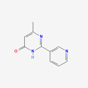 6-Methyl-2-(3-pyridinyl)-4-pyrimidinol
