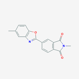 molecular formula C17H12N2O3 B303117 2-methyl-5-(5-methyl-1,3-benzoxazol-2-yl)-1H-isoindole-1,3(2H)-dione 