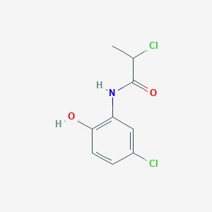 molecular formula C9H9Cl2NO2 B3031170 2-chloro-N-(5-chloro-2-hydroxyphenyl)propanamide CAS No. 17959-88-5