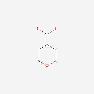 molecular formula C6H10F2O B3031179 4-(Difluoromethyl)tetrahydro-2H-pyran CAS No. 1820618-46-9