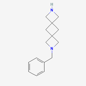 molecular formula C15H20N2 B3031185 2-Benzyl-2,8-diazadispiro[3.1.36.14]decane CAS No. 1823268-79-6