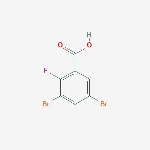 molecular formula C7H3Br2FO2 B3031186 3,5-Dibromo-2-fluorobenzoic acid CAS No. 183065-73-8