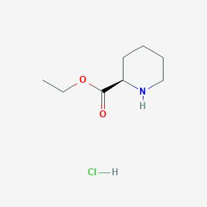 molecular formula C8H16ClNO2 B3031188 (R)-Ethyl piperidine-2-carboxylate hydrochloride CAS No. 183786-20-1